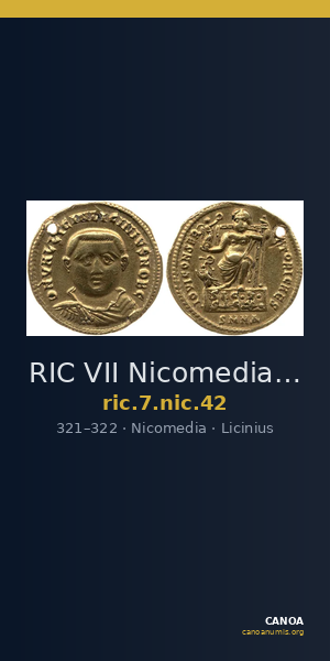 RIC VII Nicomedia 42 — CANOA