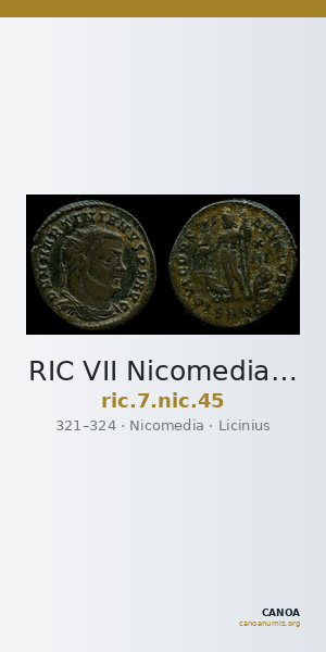 RIC VII Nicomedia 45 — CANOA