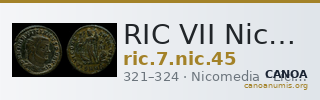 RIC VII Nicomedia 45 — CANOA