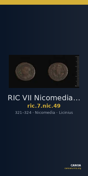 RIC VII Nicomedia 49 — CANOA