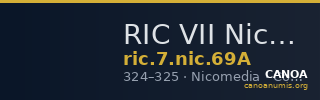 RIC VII Nicomedia 69A — CANOA