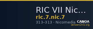 RIC VII Nicomedia 7 — CANOA
