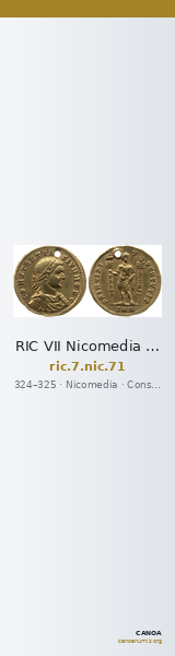 RIC VII Nicomedia 71 — CANOA