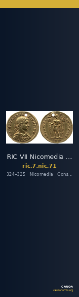 RIC VII Nicomedia 71 — CANOA