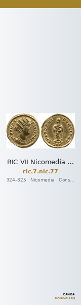 RIC VII Nicomedia 77 — CANOA