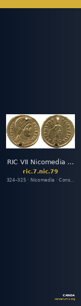 RIC VII Nicomedia 79 — CANOA
