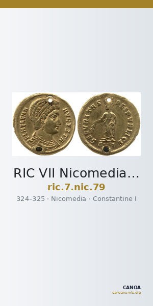 RIC VII Nicomedia 79 — CANOA