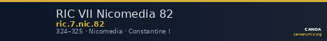 RIC VII Nicomedia 82 — CANOA