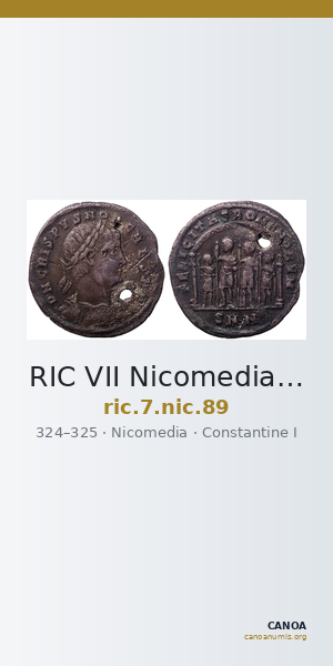 RIC VII Nicomedia 89 — CANOA