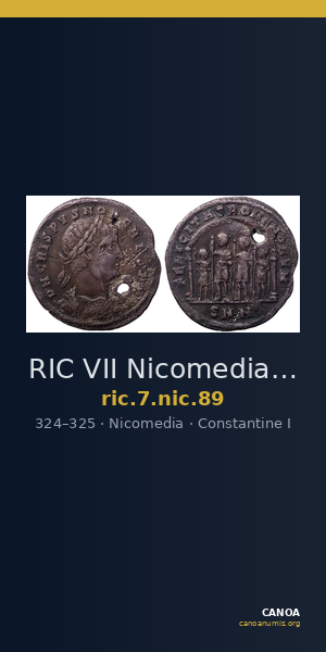 RIC VII Nicomedia 89 — CANOA