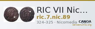 RIC VII Nicomedia 89 — CANOA