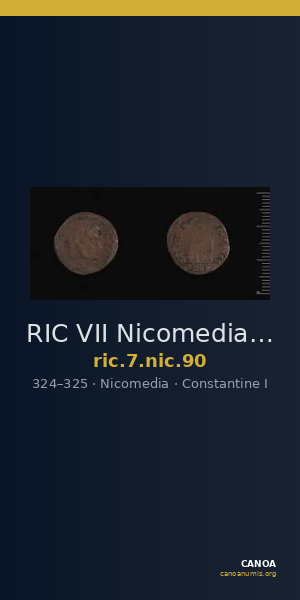 RIC VII Nicomedia 90 — CANOA