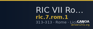 RIC VII Rome 1 — CANOA