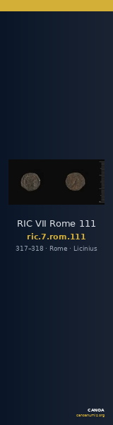RIC VII Rome 111 — CANOA