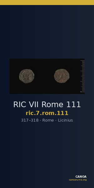 RIC VII Rome 111 — CANOA