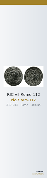 RIC VII Rome 112 — CANOA
