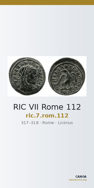 RIC VII Rome 112 — CANOA