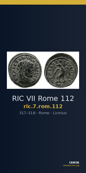 RIC VII Rome 112 — CANOA