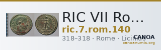 RIC VII Rome 140 — CANOA