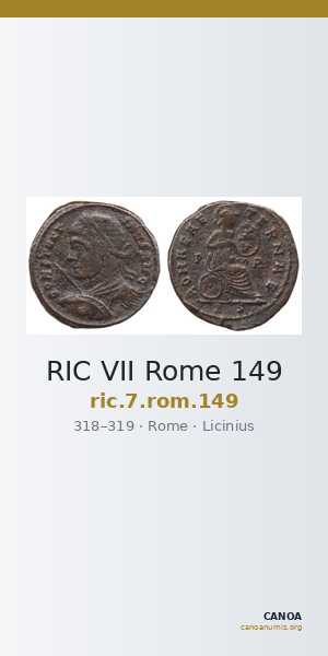 RIC VII Rome 149 — CANOA