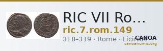 RIC VII Rome 149 — CANOA