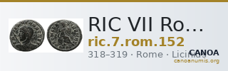 RIC VII Rome 152 — CANOA
