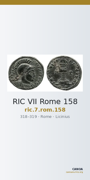 RIC VII Rome 158 — CANOA