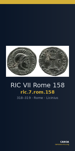 RIC VII Rome 158 — CANOA