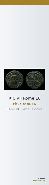 RIC VII Rome 16 — CANOA