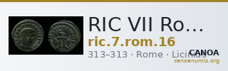 RIC VII Rome 16 — CANOA