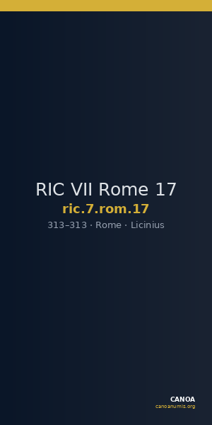 RIC VII Rome 17 — CANOA