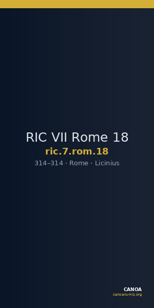 RIC VII Rome 18 — CANOA