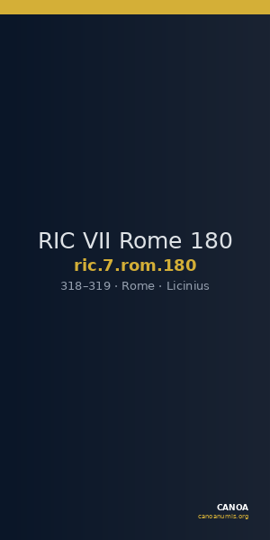 RIC VII Rome 180 — CANOA