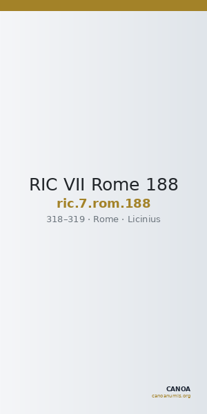 RIC VII Rome 188 — CANOA