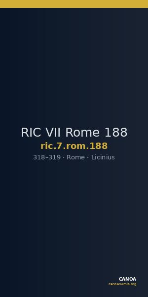 RIC VII Rome 188 — CANOA