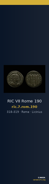 RIC VII Rome 190 — CANOA