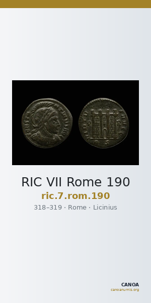 RIC VII Rome 190 — CANOA