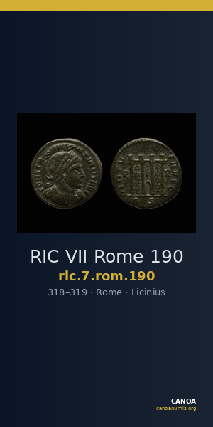 RIC VII Rome 190 — CANOA
