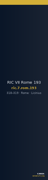 RIC VII Rome 193 — CANOA