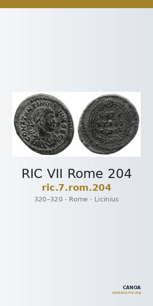 RIC VII Rome 204 — CANOA