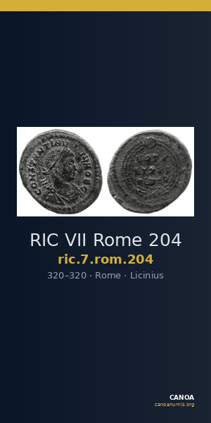 RIC VII Rome 204 — CANOA