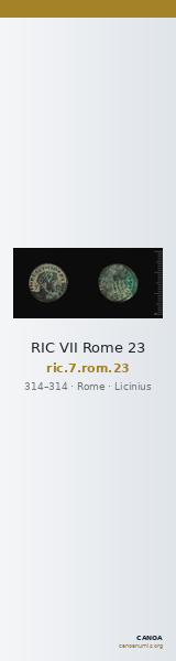 RIC VII Rome 23 — CANOA