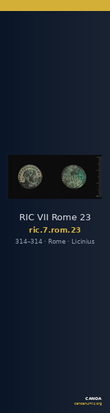 RIC VII Rome 23 — CANOA
