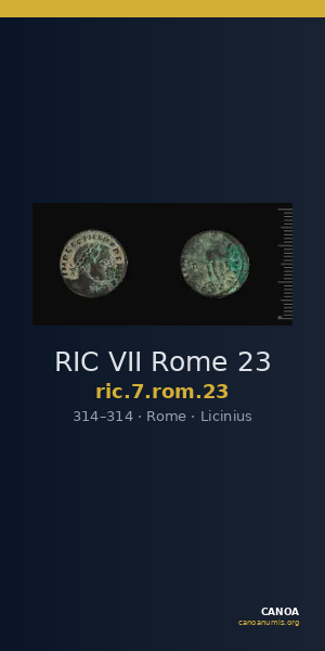 RIC VII Rome 23 — CANOA