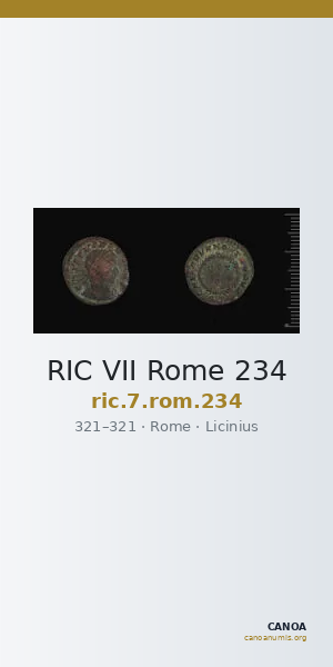 RIC VII Rome 234 — CANOA