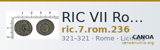 RIC VII Rome 236 — CANOA