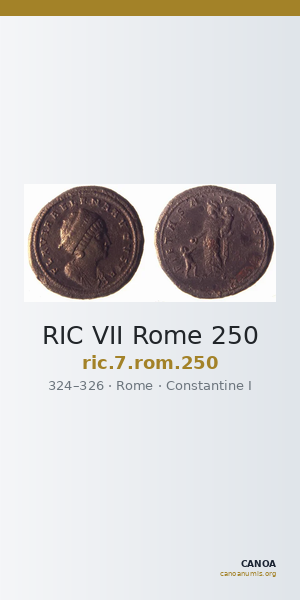 RIC VII Rome 250 — CANOA