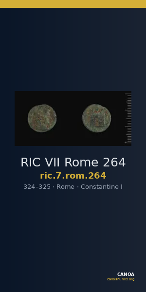 RIC VII Rome 264 — CANOA
