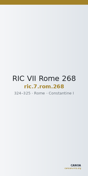 RIC VII Rome 268 — CANOA
