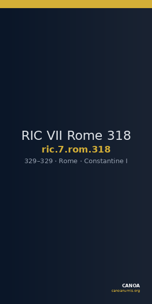 RIC VII Rome 318 — CANOA